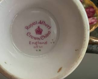 Royal Albert cup and saucer