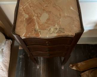 Dainty marble top table