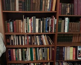 Books and bookshelves