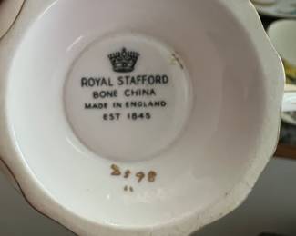 Royal Stafford cups and saucers