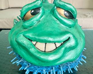 Blowfish sculpture by artist Egg of Key West