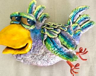 Bird sculpture by artist Egg Key West