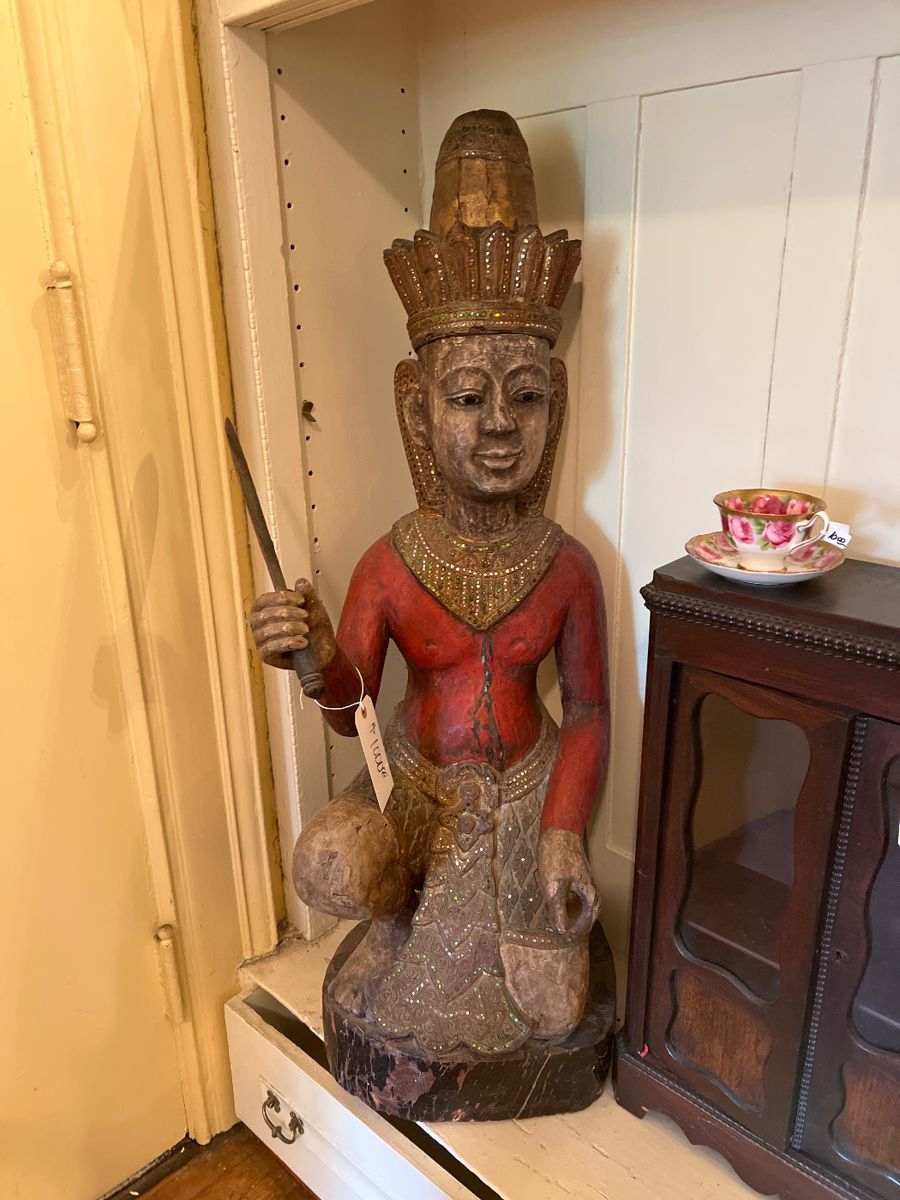 Carved Wood Indonesian Figure
