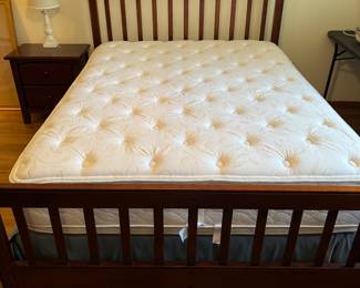 Bassett Mission style headboard, footboard, Jordan queen size mattress
