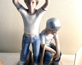 Paul Sebastian HOME RUN porcelain figurine