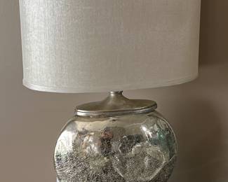 Pair of awesome silver table lamps!