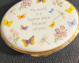Halcyon Days round trinket box