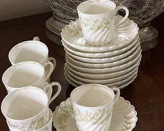 Haviland Limoges teacups and saucers