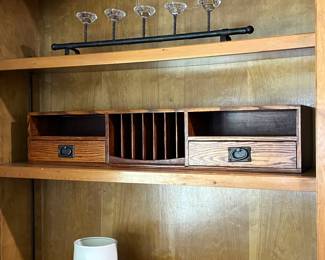 Letter organizer desk topper