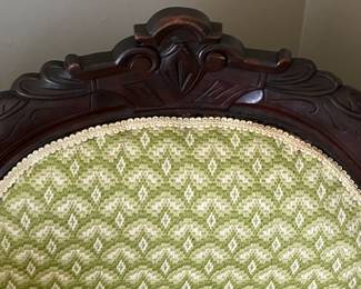 Beautiful carvings and upholstery