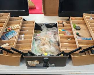 TACKLE BOX AND LURES