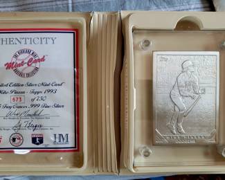 Mint Cards...Silver bar cards...limited edition