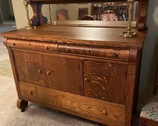 antique -just beautiful piece with tons of storage - 
