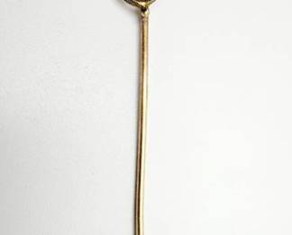 Antique 10K Gold Seed Pearl Griffin Edwardian Dragon Stick Pin