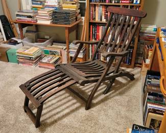 Antique USS New Amsterdam Deck Chair