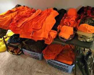 Coats, Jackets, Hunting Gear- Vintage Cabelas clothing, Remington, Eddie Bauer, Columbua, Carhartt, Filson & more