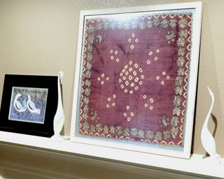 Framed Antique Tapestry