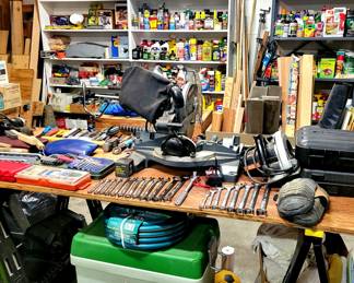 The Garage is FULL of Tools, Camping Supplies, Boating supplies, Gardening items, etc!