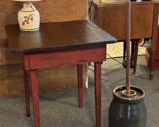 Primitive red table $70 now $35