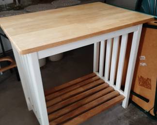Great utility table. Use anywhere you need a work space.