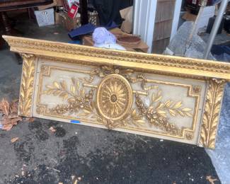 Wonderful, gilt, architectural piece