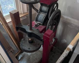 Interesting wine press