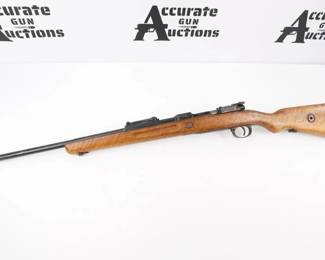Make: Deutsche Waffen Und Munit
Model: 98
Caliber: 8MM
Action: Bolt
Barrel: 23
Bore: Shiny
Serial # 4109
Condition: Very Good
The Gewehr 98 is a bolt-action rifle made by Mauser for the German Empire as its service rifle from 1898 to 1935. In 1904, contracts were placed with Waffenfabrik Mauser for 290,000 rifles and Deutsche Waffen und Munitionsfabriken (DWM) for 210,000 rifles. This Rifle is in very Good condition showing normal signs of use and wear. 