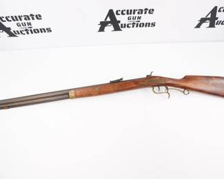 Make: Markwell Arms Co.
Model: NVM
Caliber: 50 BP
Barrel: 27
Bore: Bright
Serial # H7972
Condition: Very Good
This Markwell Arms 50 cal BP Rifle features a 27 inch barrel. This Rifle is in very Good condition showing normal signs of use and wear.