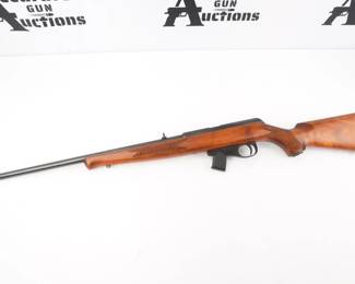 Make: Winchester
Model: Wildcat
Caliber: .22 LR
Action: Bolt
Barrel: 21.5
Bore: Bright
Serial # TOZ-78-12
Condition: Excellent
Winchester Wildcat .22LR caliber rifle. Russian made rifle manufactured by Tula. This is the Toz-78-12 and is a highly regarded rifle for its accuracy. This rifle features a scope and the original box. This Rifle is in excellent condition showing normal signs of use .