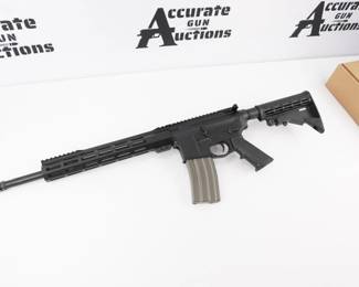 Make: Unbranded AR
Model: UAR-F
Caliber: .223 Wylde
Action: Semi
Barrel: 18.5
Bore: Shiny
Serial # UAM07176
Condition: New
The Forged Series is a lineup of ideal entry-level AR15s with a true value proposition. First time shooters will find Forged Series rifles simple, versatile, and affordable. Seasoned shooters will discover the ease with which Forged Series rifles are modified and accessorized to completion. Everyone will enjoy the outstanding performance, trusted reliability, and superior handling that the Forged Series brings to recreational, sport shooting, and professional applications. This Rifle is New in the box.