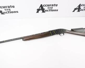 Make: Winchester
Model: 50
Caliber: 12 GA
Action: Semi
Barrel: 24
Bore: Shiny
Serial # 163181A
Condition: Very Good
Save some cash on the custom modifications and grab this hunting ready Winchester Model 50. This semi-auto, tube fed, 12 GA shotgun has been custom finished in blue steel and camo with custom cheek pad. This shotgun is ready to hit the woods.