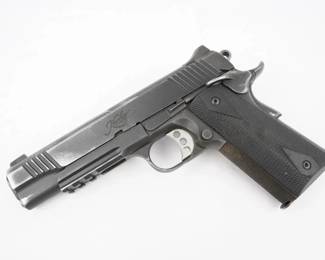 Make: Kimber
Model: Custom TLE/RL II
Caliber: .45 ACP
Action: Semi
Barrel: 5
Bore: Shiny
Serial # K478873
Condition: Very Good
Kimber has gained a solid reputation for manufacturing highly accurate M1911-style pistols, offered with a wide range of custom features direct from the factory. The Custom TLE/RL II Semi-Auto Pistol features a 1913 Picatinny rail on the frame, in front of the trigger guard to attach aftermarket tactical sights and lights. This Kimber is in very good condition, showing obvious signs of use and holster wear. The pistol is sold with one magazine. 