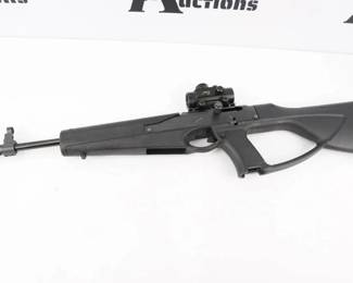 Make: HI-POINT FIREARMS
Model: 995
Caliber: 9mmx19
Action: Semi
Barrel: 18
Bore: Bright
Serial # B96685
Condition: Very Good
The Hi-Point carbine is a series of pistol-caliber carbines manufactured by Hi-Point Firearms chambered, for 9×19mm and featuring a 18 inch barrel paired with a DSA RD30 Red Dot sight. This Rifle comes with NO MAG and is in very good condition showing normal signs of use and wear.