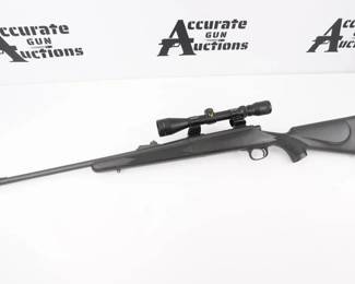Make: REMINGTON
Model: 700
Caliber: 30-06
Action: bolt
Barrel: 22
Bore: Shiny
Serial # E6376003
Condition: Very Good
The Remington Model 700 is a series of bolt-action centerfire rifles manufactured by Remington Arms since 1962. This Rifle comes paired with a simmons scope 3-9x40. This Rifle is in very good condition showing normal signs of use and wear.