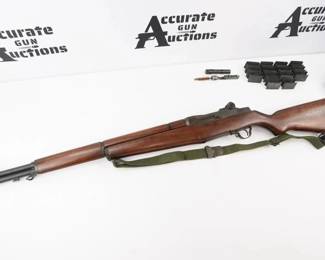 Make: Springfield Armory
Model: M1
Caliber: 30 M1
Action: Semi
Barrel: 23.5
Bore: Shiny
Serial # 1585616
Condition: Excellent
Manufactured January of 1943 based on the serial number of 1585616, this stunning Springfield M1 Garand is sold with 14 m1 clip style ammo holders and a cleaning kit. The rifle is in excellent condition for its age and shows minimal signs of use and wear. The bore is bright and the rifle is sold with a hard case. 