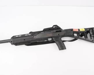 Make: HI-POINT FIREARMS
Model: 995
Caliber: 9mmx19
Action: Semi
Barrel: 18.5
Bore: Shiny
Serial # E92339
Condition: Very Good
The Hi-Point carbine is a series of pistol-caliber carbines manufactured by Hi-Point Firearms chambered, for 9×19mm and features a 18.5 inch barrel. This rifle is in very good condition showing normal signs of use and wear. 