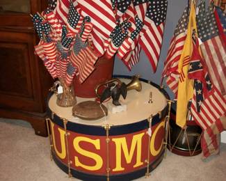 Drum and Flags
