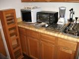 Spice Cabinet, Small Appliances, & Baking Pans.