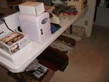 Toy Electric Refrigerator, Puzzle, & Miscl. items.