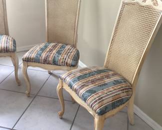 4 dining room chairs.