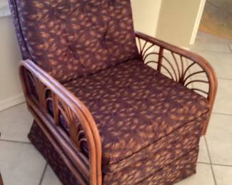 Rattan rocker