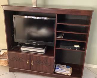 Entertainment centre.
Dvd player
TV not for sale