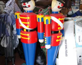 Large 6' tall nutcrackers