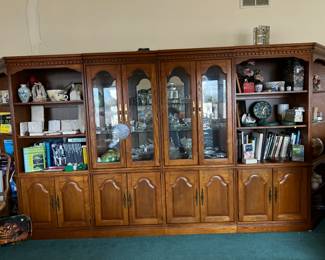 Wall Unit Cabinets & Shelves (6 pc),