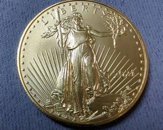 2021 US $50 One Ounce Gold American Eagle Coin