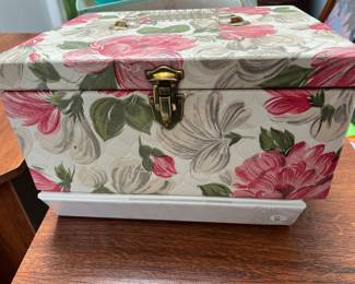 Vintage doll case or sewing box
