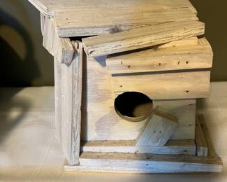 Different wood bird house