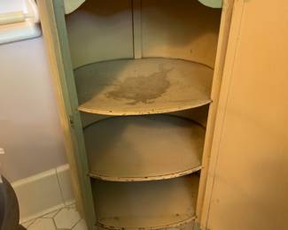 Inside view curved cabinet