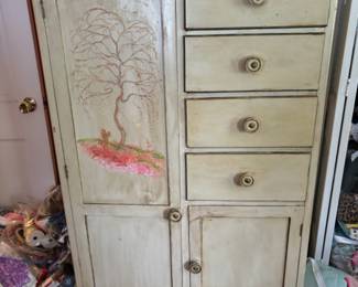 Painted wardrobe
