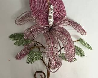 Large Beautiful beaded pin
